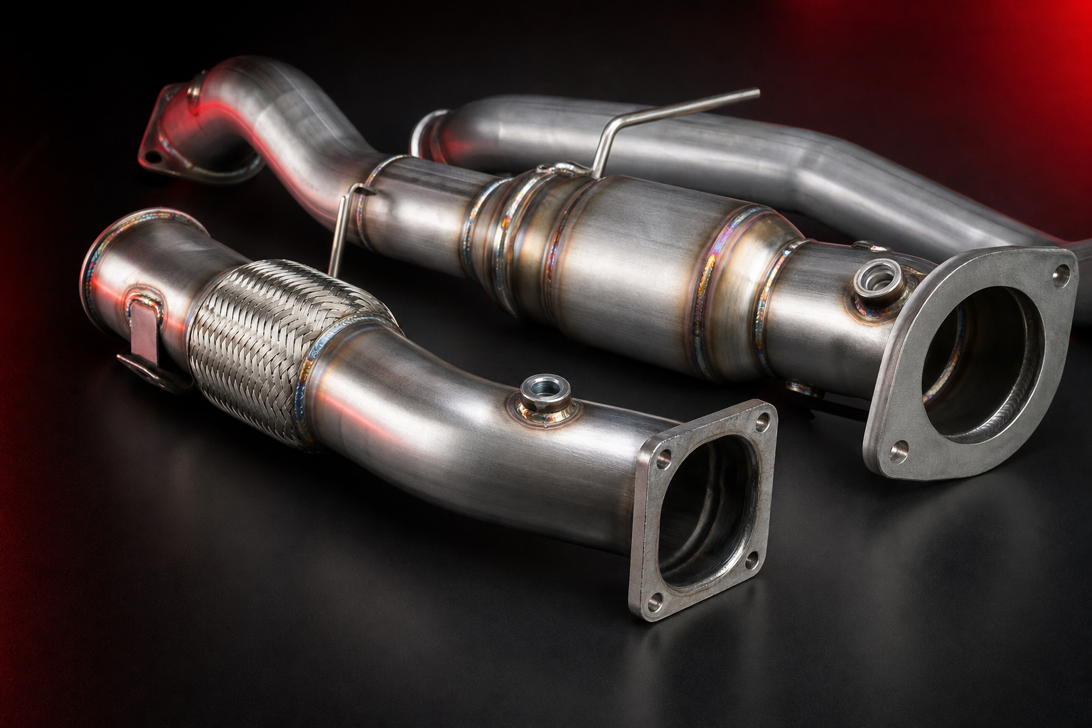 Exhaust systems and downpipes
