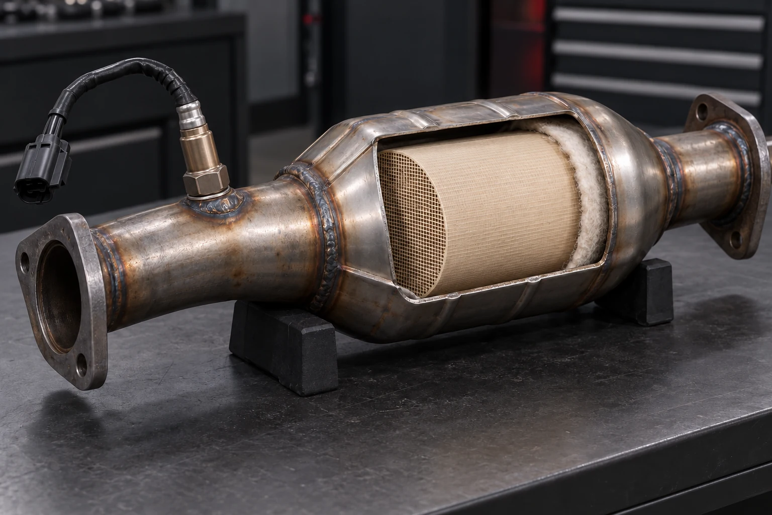 Illustration zum Thema Catalyst Heating – Katalysator-Aufheizung